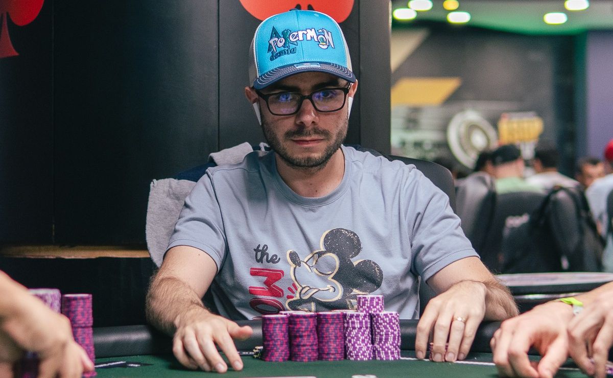 Mauricio Madrigal acumulou um bom stack no Dia 1B